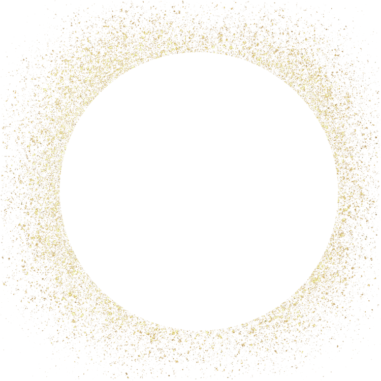 Golden glitter border